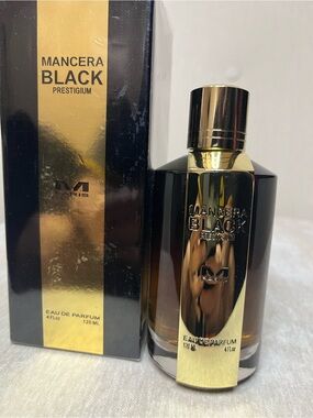Mancera Black Prestigium Eau de Parfum - Black & Gold Bottle